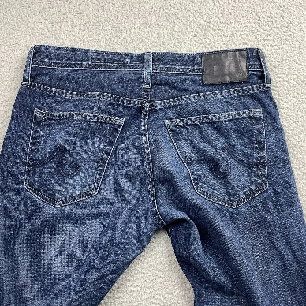 AG Adriano Goldschmied The Everett Jeans Mens 31R Blue Slim Straight Denim